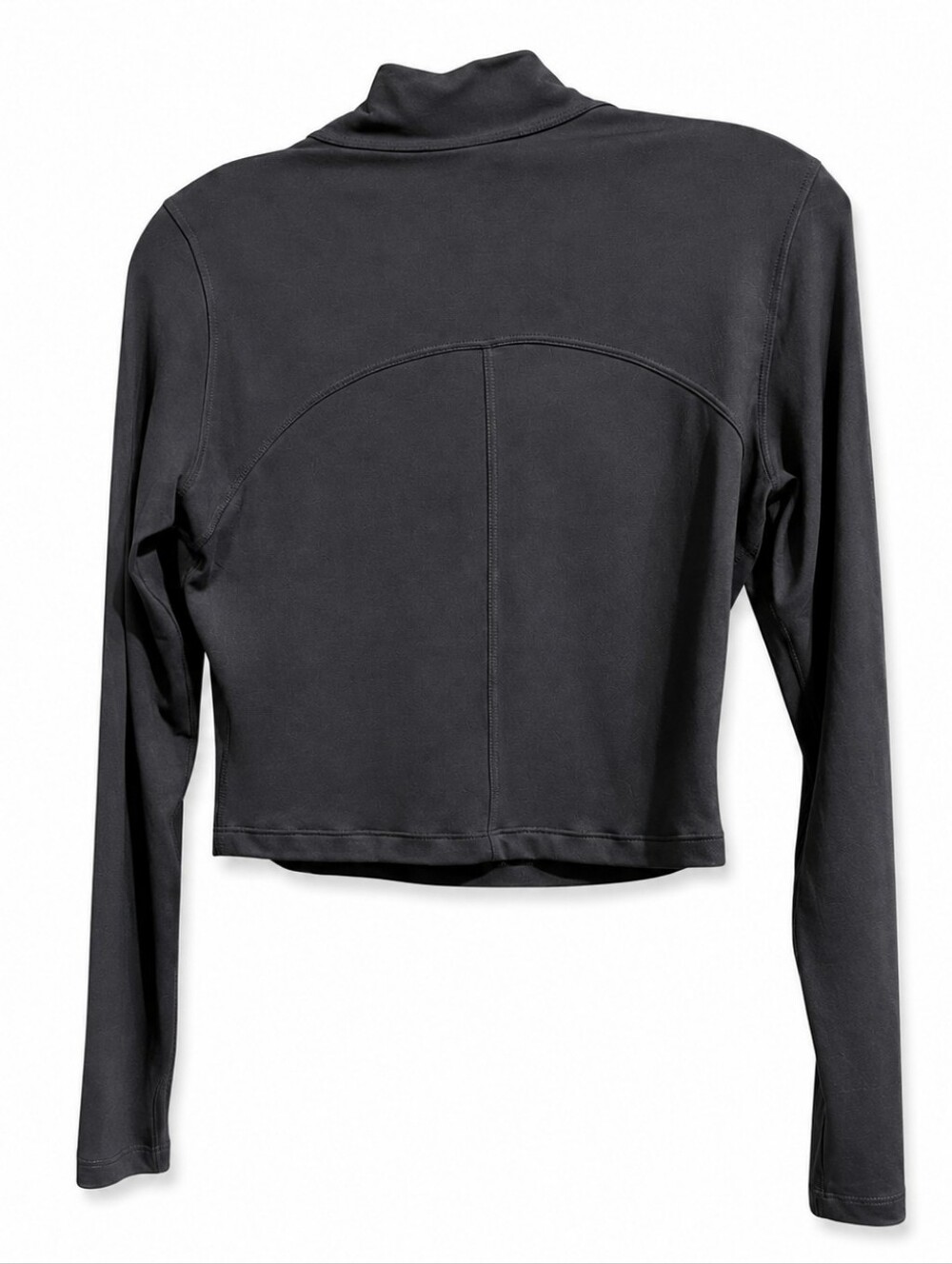 Lululemon Women’s Cropped Mock Neck Long Sleeve Top Black